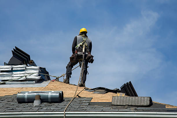 Professional Roof Installation technician working in Chester, TX